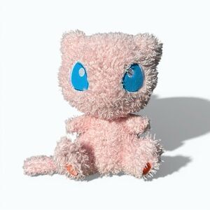 Pokemon Sekiguchi MokoMoko Mew Fluffy Plush Doll Pink Collectible Toy